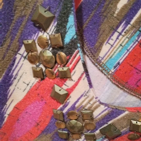 Ruby Rd. Multicolor Abstract Print Blouse - Picture 3 of 5